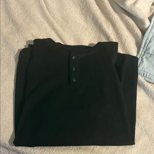 Black Knit Long Sleeve